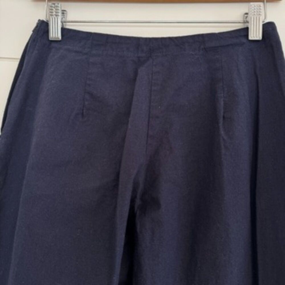 Vintage You Babes Navy Blue Sailor Pants Gold Buttons Wide Leg Women’s 5 80s 90s - Picture 6 of 16